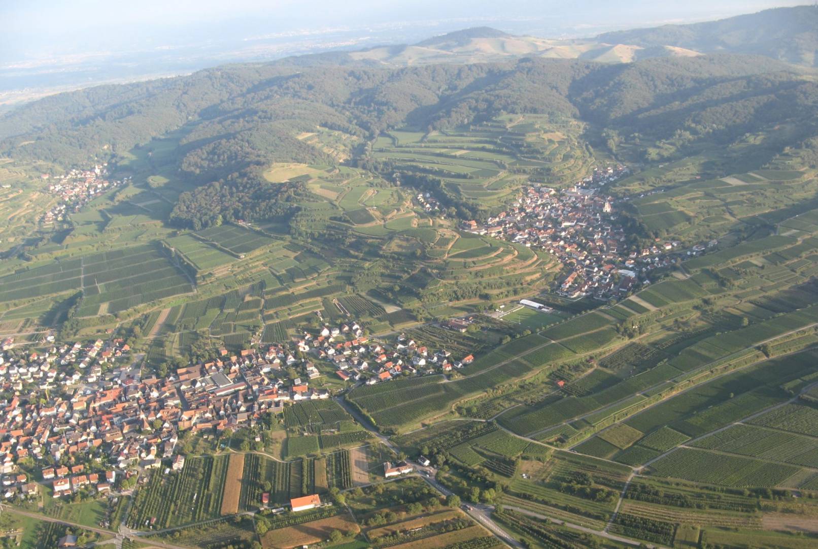 Luftbild von Königschaffhausen